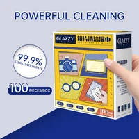 100pcs or10pcs-Count Disposable Glasses Cleaning Wipes, for Glasses, Screens, and Lenses 2
