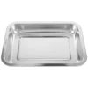 Stainless Steel Cat Litter Box Large Metal Tray Non Deformable Stable Open Type Litter Tray for Cats Open Type Cat Toilet 3