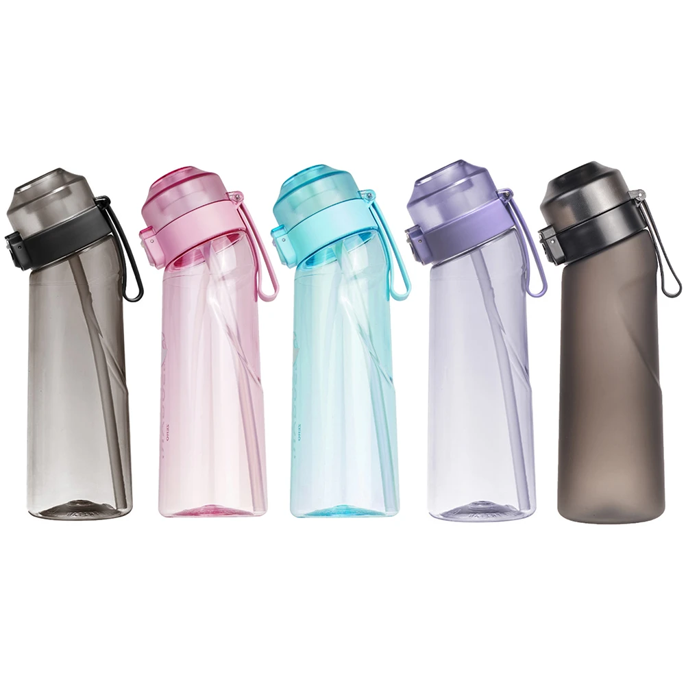 650ml Air Flavored Water Bottle With A Taste Pods 0 Sugar Scent Up Water Cup Sports Water Bottle