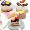 New 1/6 Simulate Mini Dollhouse Miniature RainbowCake Chocolate Cake Matcha Cake Pretend Food Mini Cake for Blyth OB11 BJD dolls 5