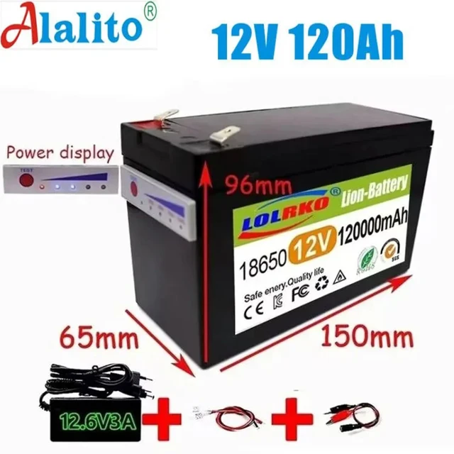Chargeur batterie 12V 1.2-120Ah