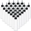 5PCS 30ml/60ml/100ml/120ml Plastic Refillable Bottle PET Oil Liquid Dropper Bottles Twist Top Cap Tattoo Pigment Ink Containers