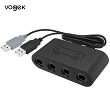 

Vogek Practical 4 Ports Converter for GameCube GC Controller USB Adapter for Nintend Switch NGC/Wii u/PC Star Fighting Game