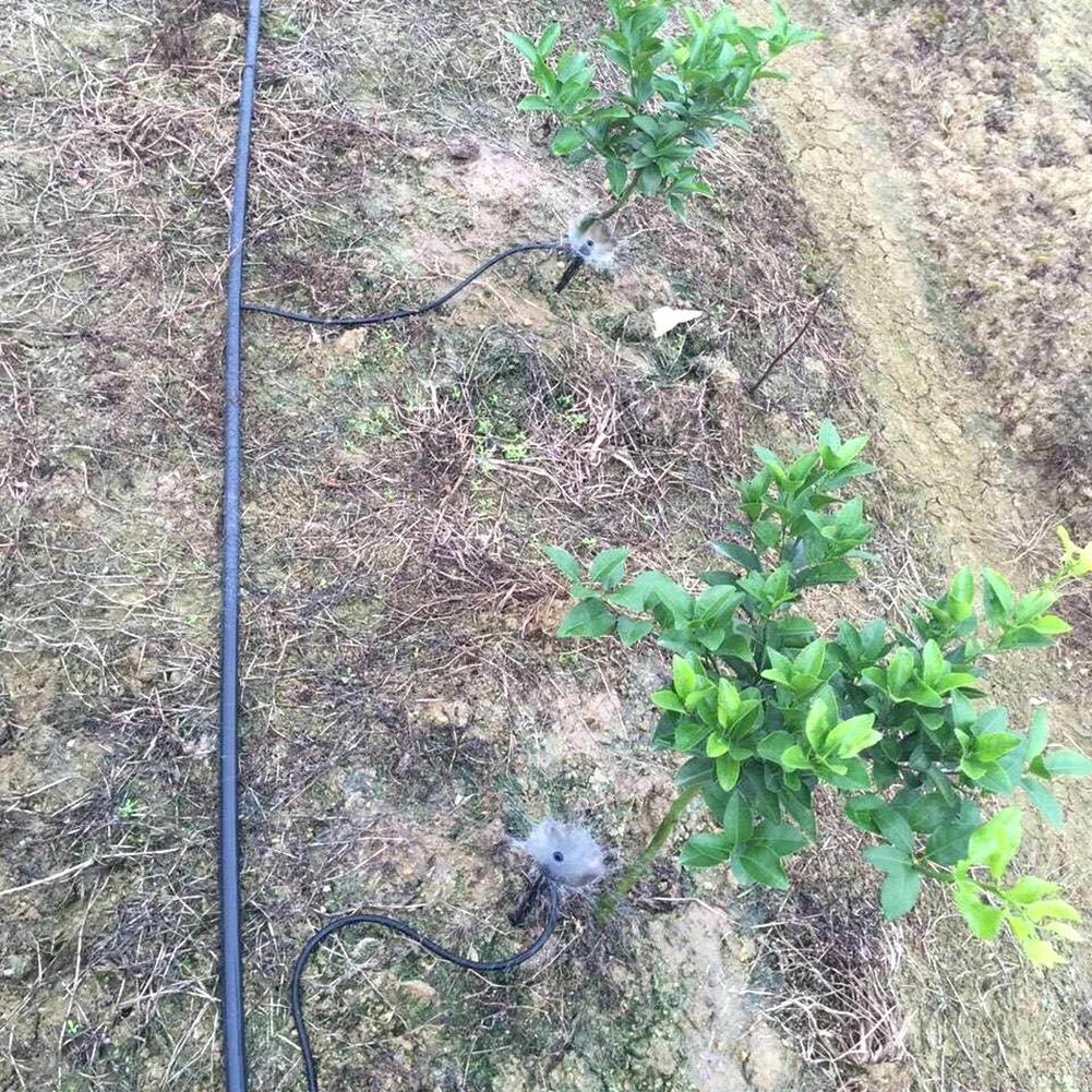 Garden Micro Drip Irrigation 360 Degrees Rotating Nozzle Sprayer Sprinkler 10-100Pcs For 4/7" Hose Garden Plants Watering System