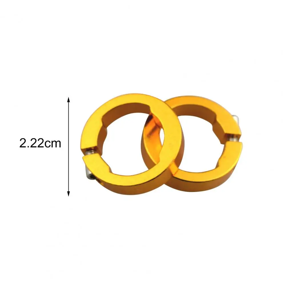 2Pcs Bicycle Grips Lock Rings Aluminum Alloy Handlebar End Ring Lock On MTB Mountain Road Bike Handlebar Parts Bike Accessories bicycle accessories