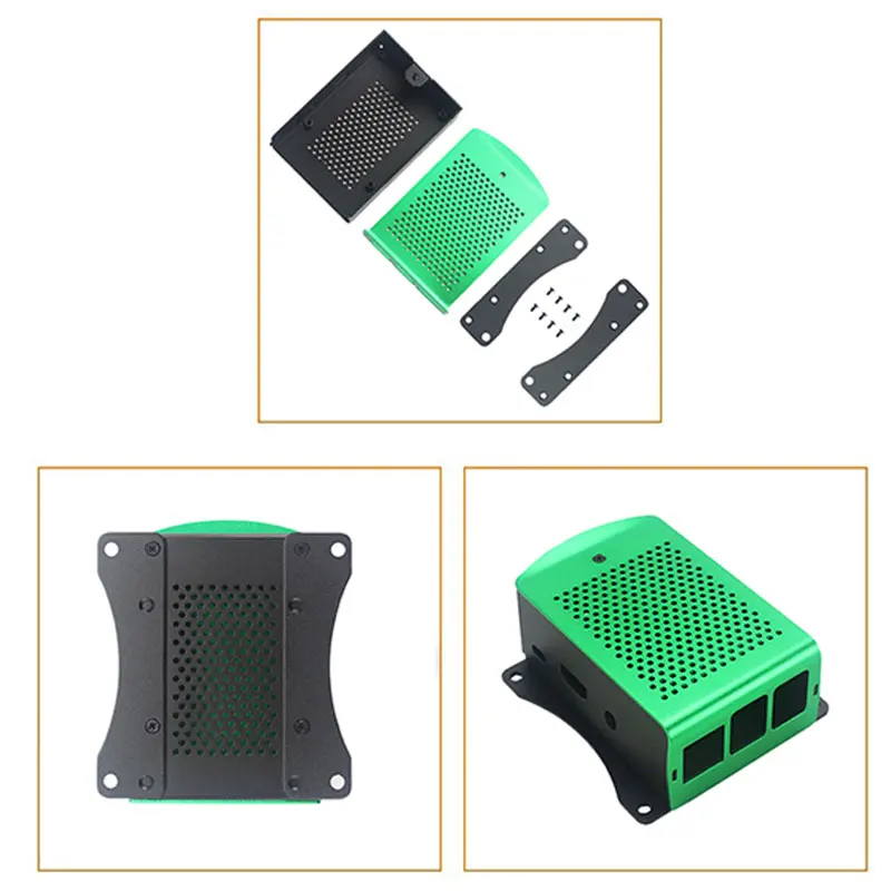 Raspberry Pi Case Raspberry Pi Raspberry Pi Cooler Raspberry Pi 3 Model 3B+ 3B Aluminum Case Optional Cooling Fan for Raspberry Pi 3