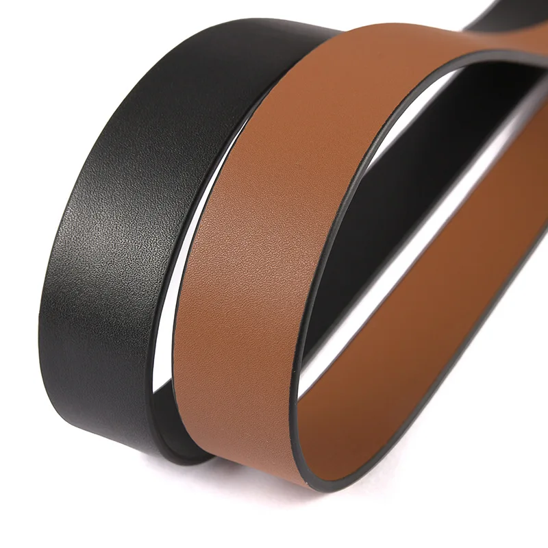 Female Black Shoulder Bag Strap 60cm Cowhide Leather Bag Strap Solid Straps Belt Accessories Wide Shoulder Bags Belt Replacement