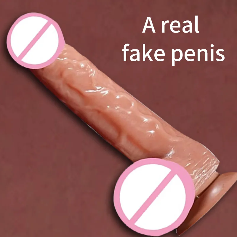 Realistic Dildo Cup Dildo 4 Size Female Masturbator Clitoral Stimulator Big Dick Lesbian Sex Toys For Women Adult supplies 18+
