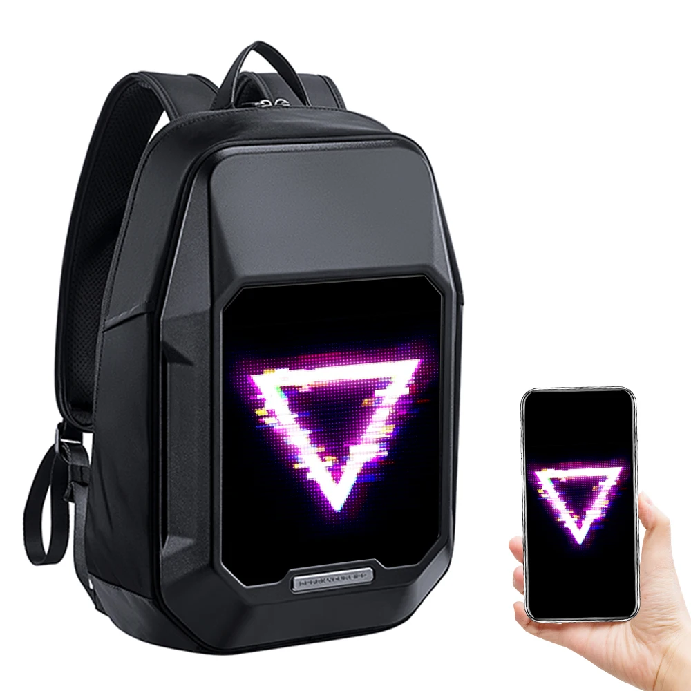 Cyberbag Led Backpack Motorcycle Riding Pixel Advertising Backpack Display Scree