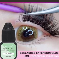 5ml Natural Lashes Extension Glue Fake Eyelashes Extension Glues Quick Drying Long-lasting Waterproof Black Lashes Makeup Tools 1