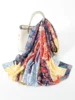 Design Satin Silk Shawl Women Fashion Printed Hijab Scarf Luxury Foulard Silk Bandana Female Senior Colorful Turban Handkerchief 3
