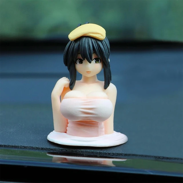 Cute Kanako Chest Shaking Ornaments Kanako Collection Model Doll Kawaii  Anime Statue Sexy Interior Car Dashboard Decorations - AliExpress