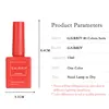 Gairriy 15ml Gel Nail Polish 6 Colors/Set Glitter Soak Off UV LED Semi-Permanent Varnish Art Salon 120 Colours Nail Accessories 6