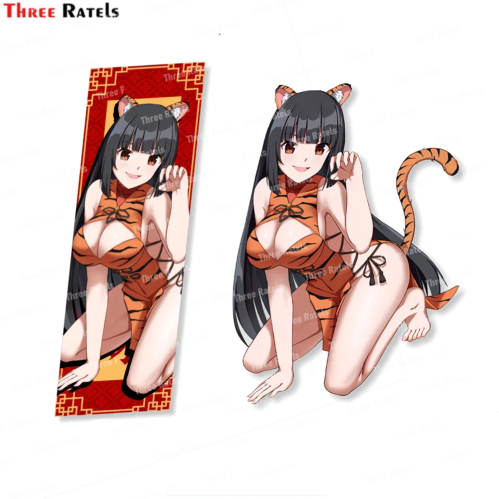 

Three Ratels J518 Kakegurui Yumeko Jabami Car Windshield Decals Anti Scratch Film Personalized Creative Scratch Stickers