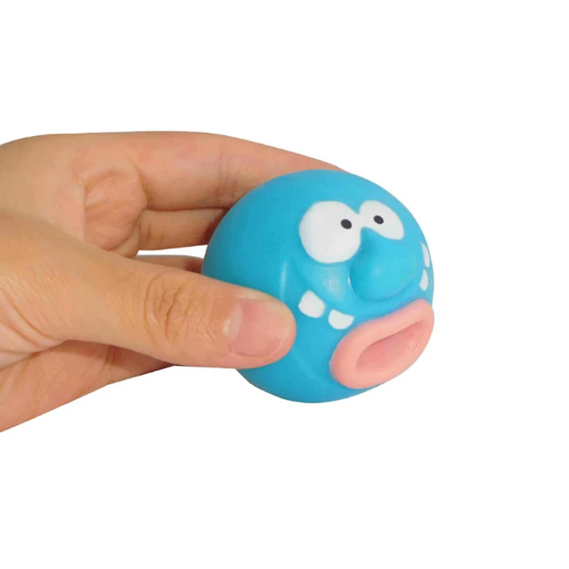 3Pcs Novelty Tongue Out Doll Clown Vomiting Stress Ball Fidget Funny Gadgets Juguetes Ansiedad Y Estr&eacute;s Kinder Spielzeuge