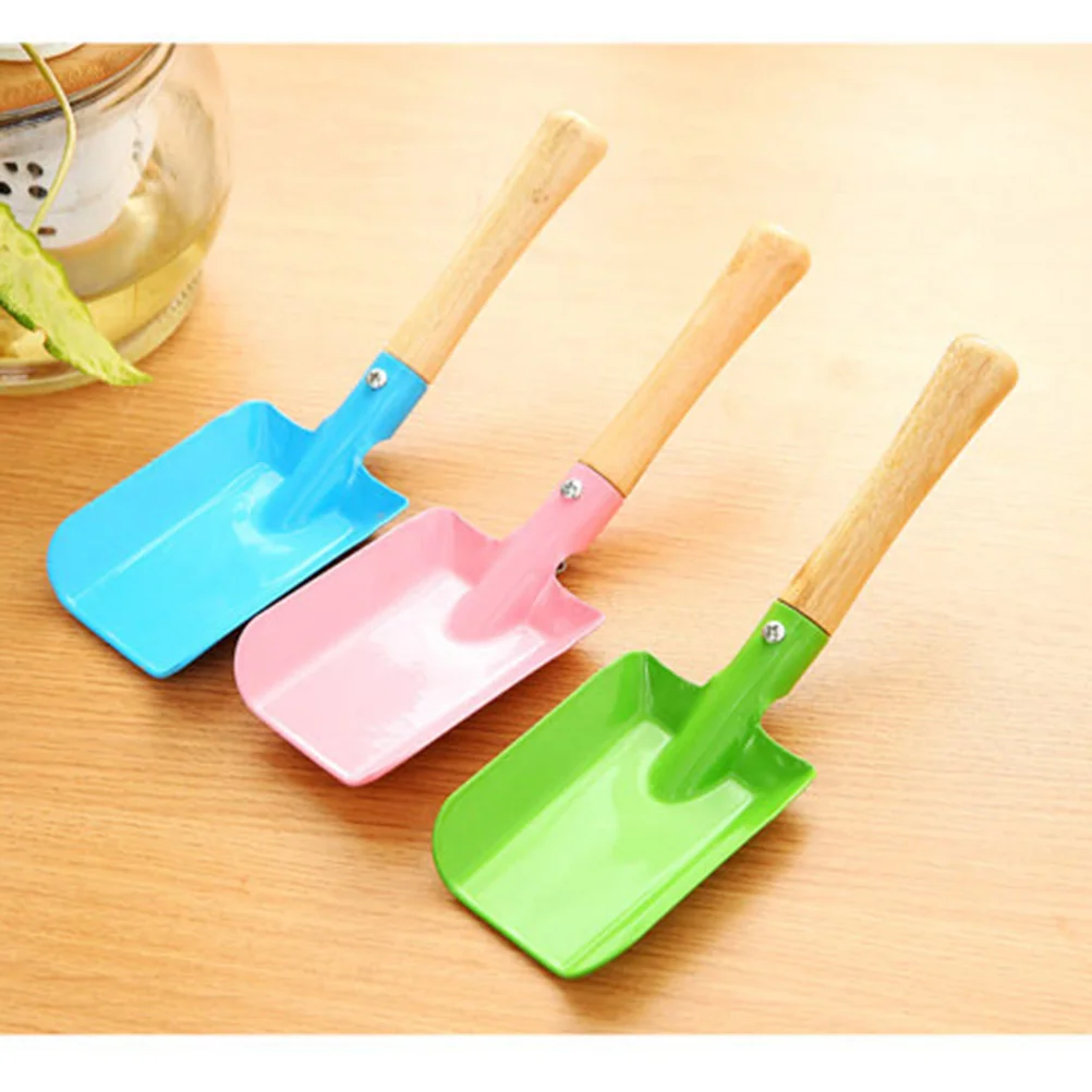 2Pcs Wooden Hand Trowel Homegrown Gardening Tool Small Gardening Household Digging Lawn Trowel Hand Tool Green Pla