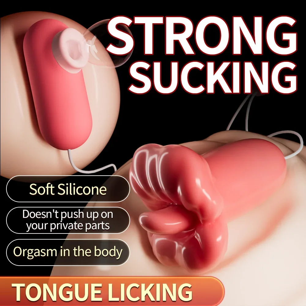 Mini USB Lip Tongue Licking Sucking Vibrators for Women Clitoris Sucker Stimulator Vagina G Spot Masturbation Egg Adult Sex Toys