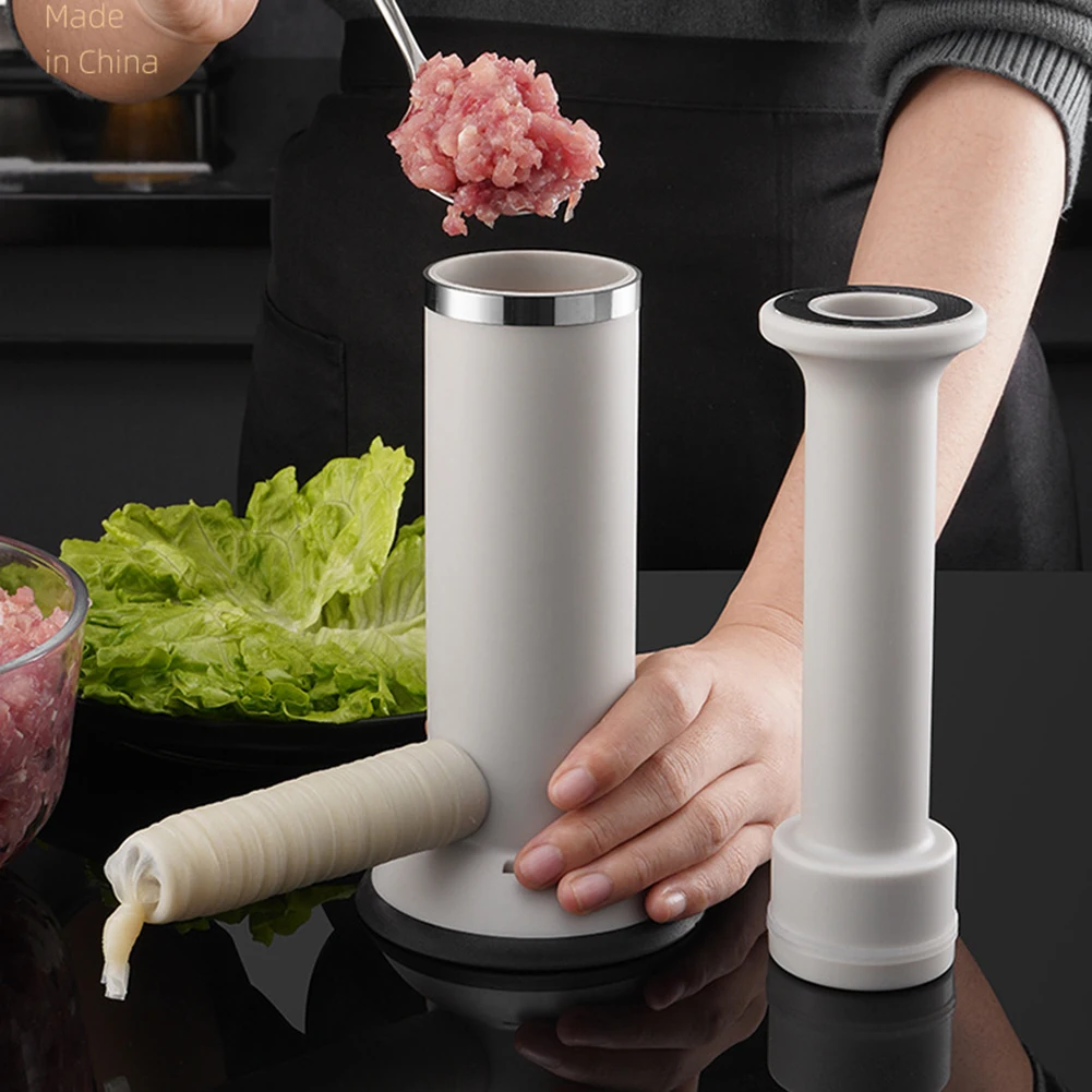 

2 In 1 Worst Maker Gehaktbal Maker Worst Stuffer Worst Gereedschap Meatball Maker with Funnel and Scoop Kitchen Accessories