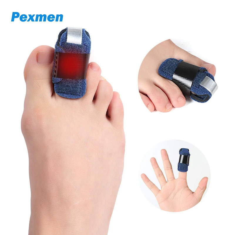 

Pexmen 1/2Pcs Toe Splint Toe Straightener Toe Wrap for Hammertoe Bent Claw and Crooked Toe to Align and Support Toes