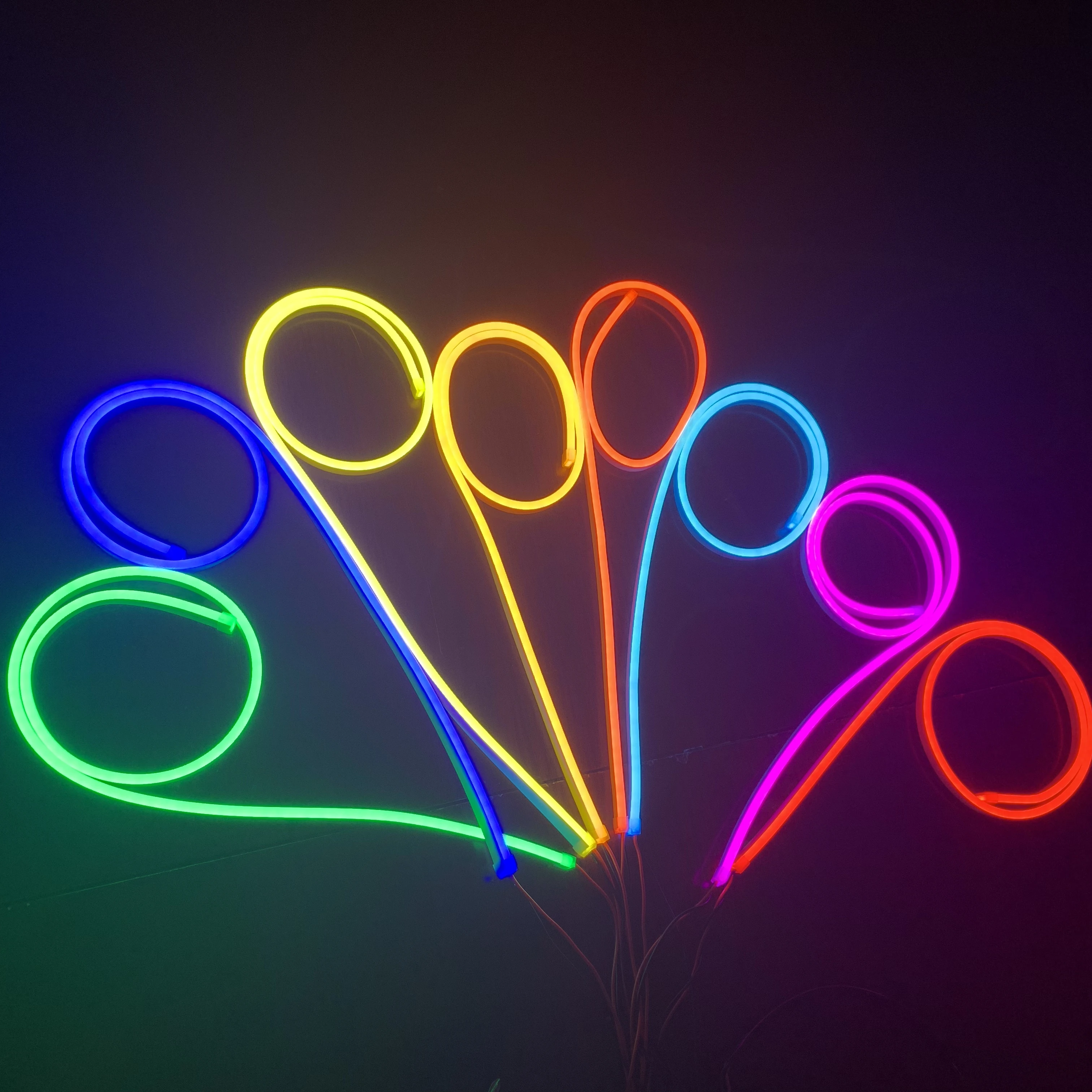 

5m 12V Neon Light Strip 6x12mm LED SMD 2835 120LEDs/M IP67 Waterproof DIY Soft Shape Decoration