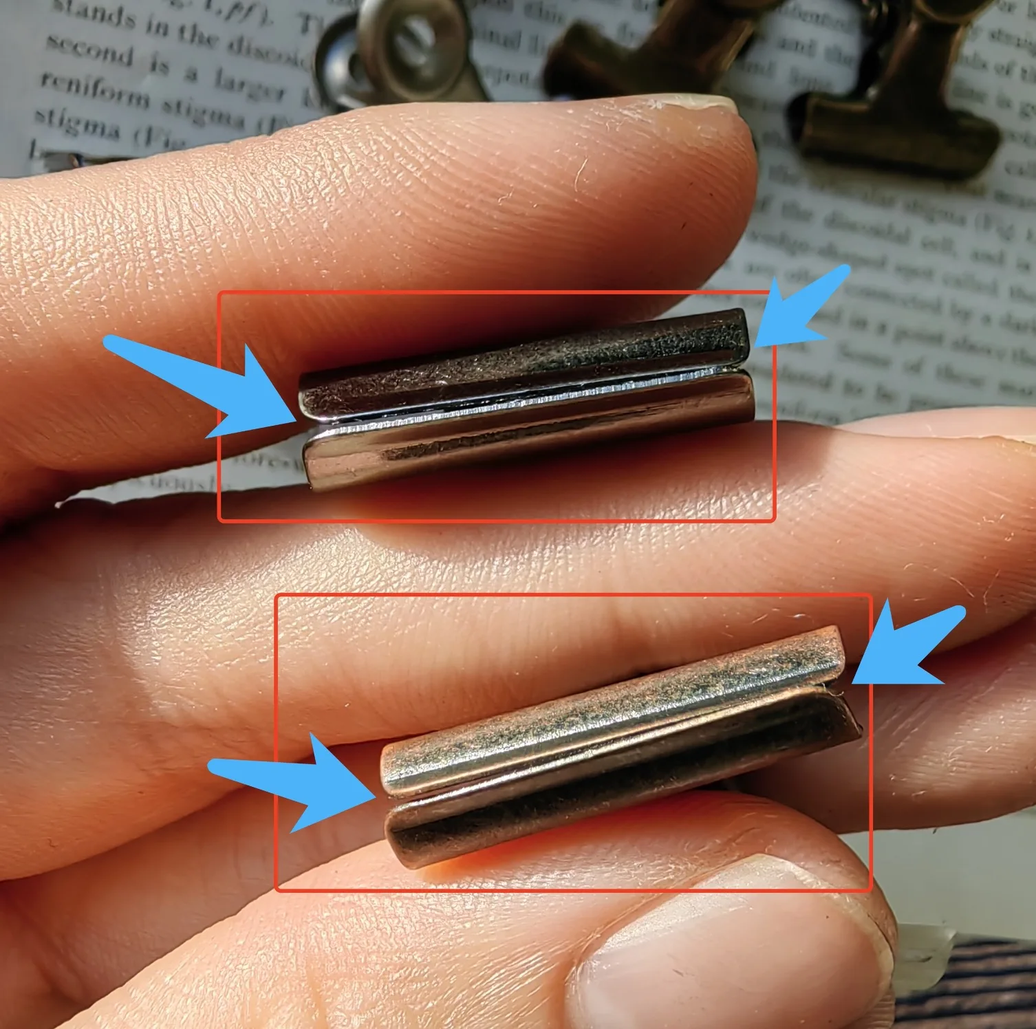 Description Picture 4 of item[MET005] Retro Clip Clamp Diy Embellishment Scrapbooking JunkJournal Handmade