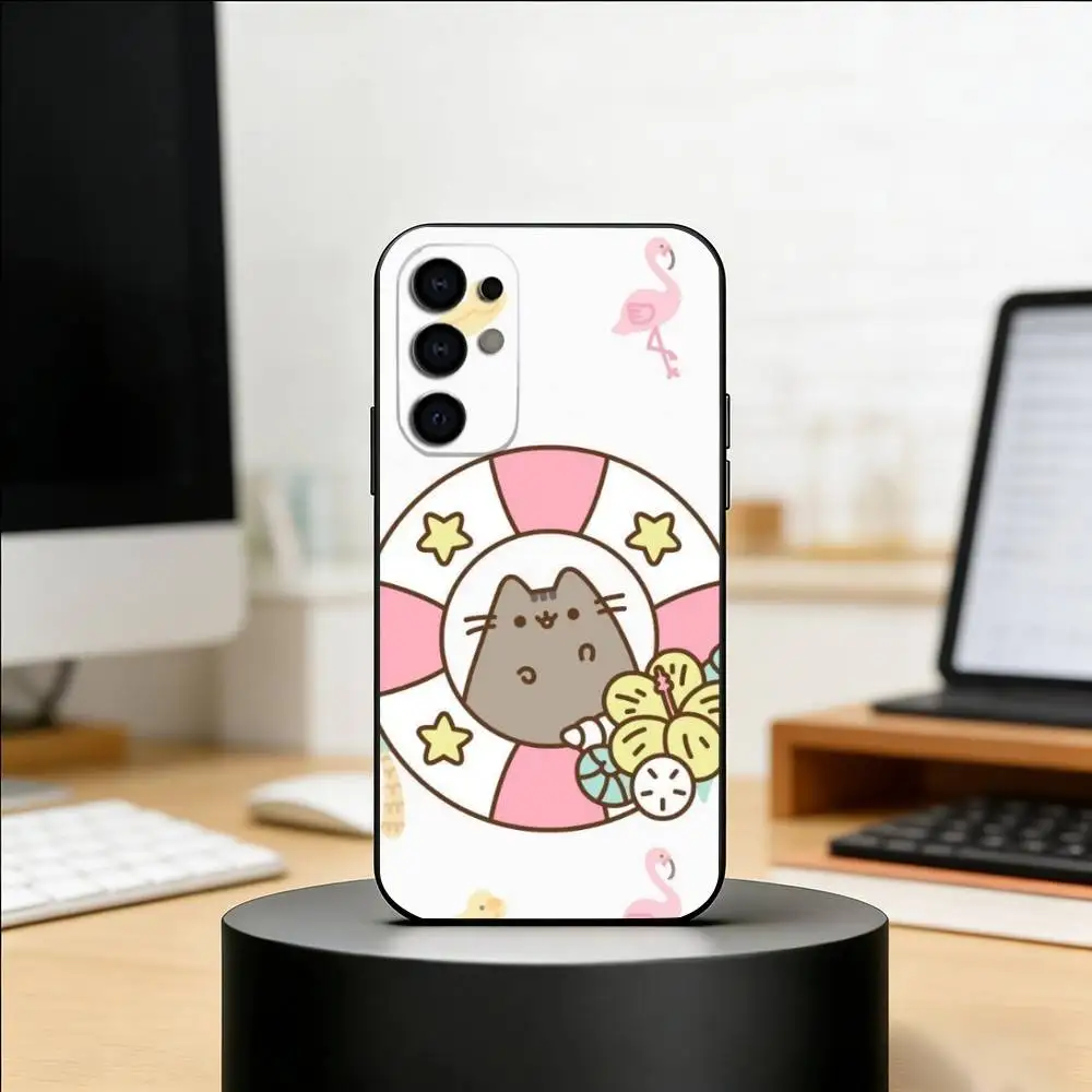 Adorable Black Silicone Cat-Themed Soft Phone Case