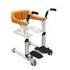 Design for Elderly Lift Transfer Wheelchair with Wheels Disability Toilet Chair Plastic Chamber Pot 2