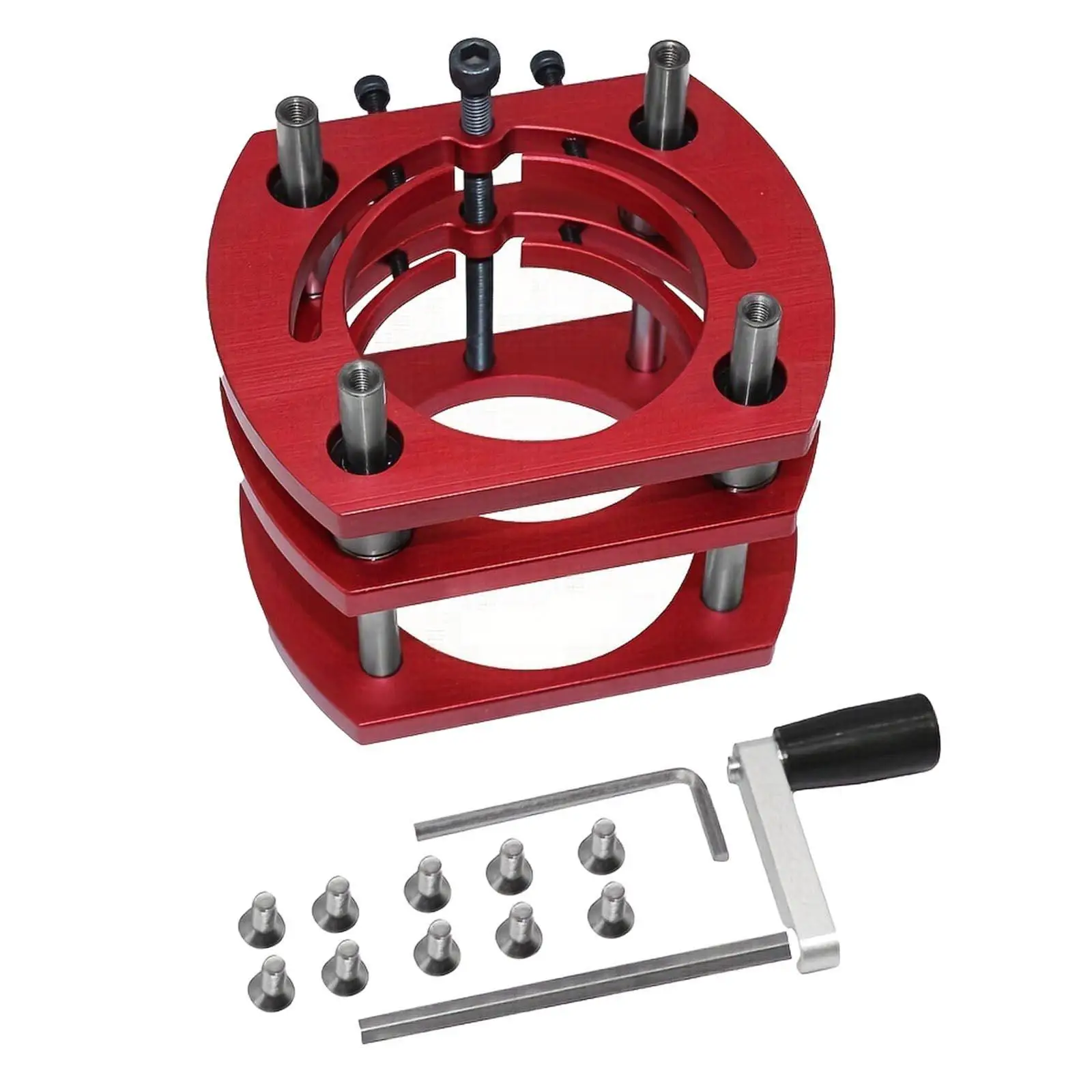 

Router Lift Base Practical Wear Resistant Router Lift for Trimming Machine Aluminum Alloy Body Router Table Lifting System Base