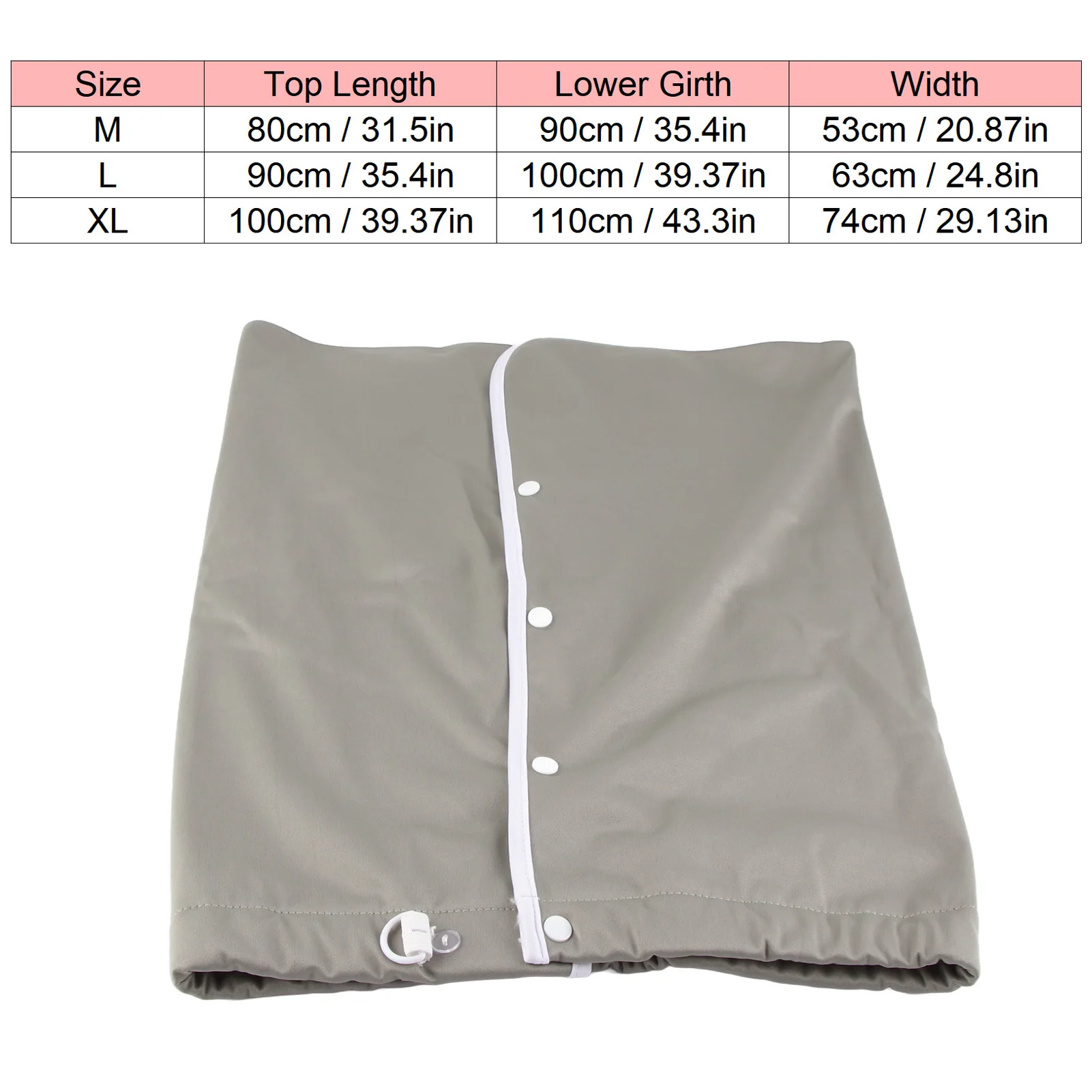 Incontinence Diaper Skirt Washable for Bedridden Elderly