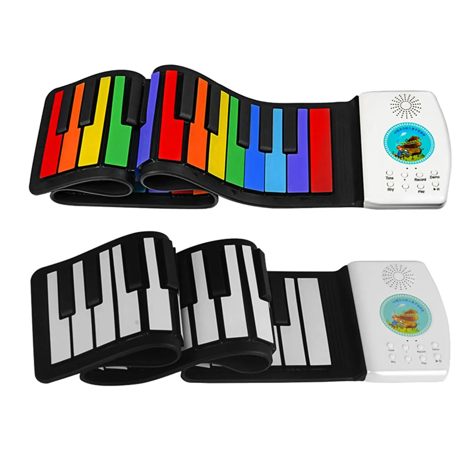

Roll Up Piano Silicone Children Student Early Learning Education Gifts