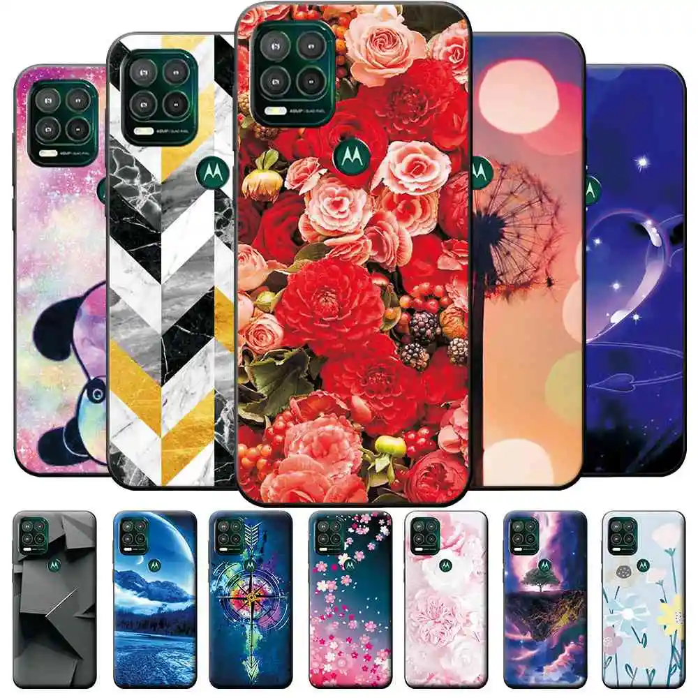 Per Motorola Moto G Stylus 5G 2021 Custodia Flower Cover Posteriore Per Moto Muslimsilicone Custodia Per Telefono Moto G Stylus5G2021 Fundas