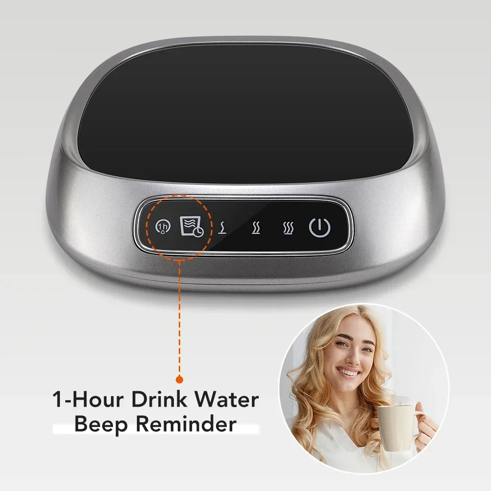 Cup Heater USB Coffee Mug Warmer Electric Milk Tea Cup Heating Coaster Cup Warmer For Home Office USB Voice Desk Cup Warmer