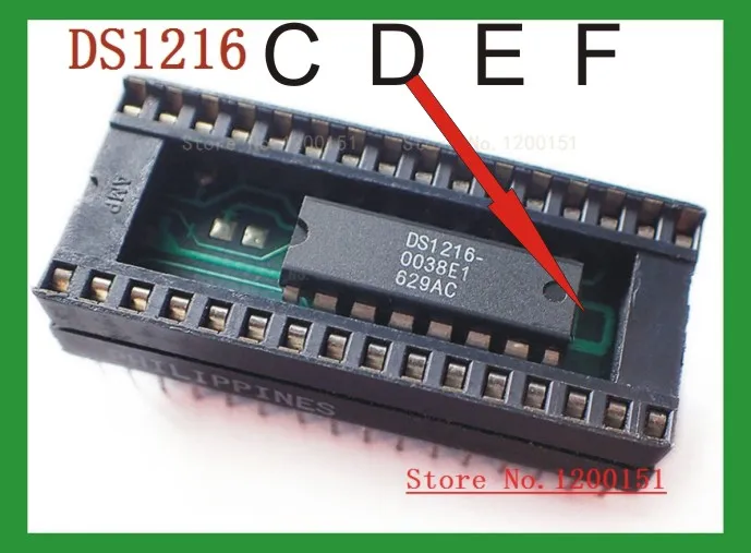 DALLAS DS1216C DIP-28 SmartWatch RAM DS1216B/C/D/H USA Ship - Foto 6