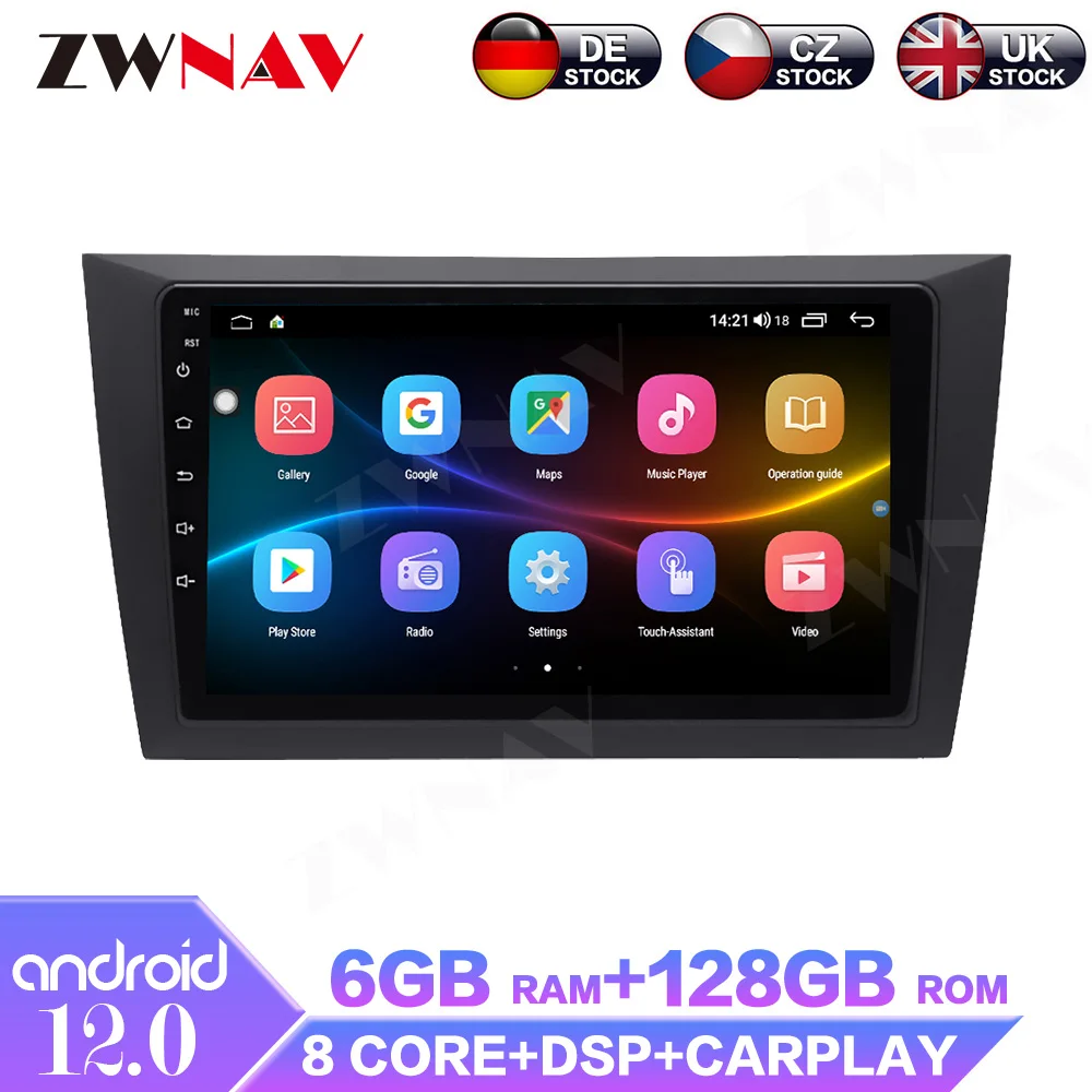

Android 12.0 6+128G Car Radio For Volkswagen Golf 2008-2012 Multimedia Player GPS Navi Auto Stereo Recoder Head Unit Carplay DSP