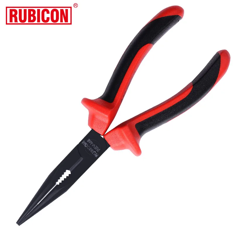 

1000V Insulated Long Nose Pliers VDE Needle Nose Nipper with Wire Cutter High Voltage Electrician Cable Shears Clamping Nippers