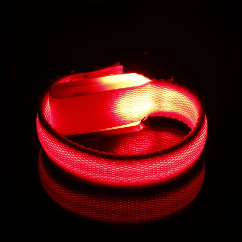 1pcs Luminous Wrist Band Fluorescent Bar Atmosphere LED Flash Bracelet Night Running Activity Concert