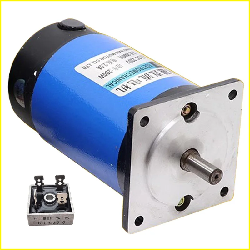 

DC 220V 1800RPM Permanent Magnet High Speed Motor 200W Can Be Directly Connected To AC 220V When Connected To A Rectifier Bridge