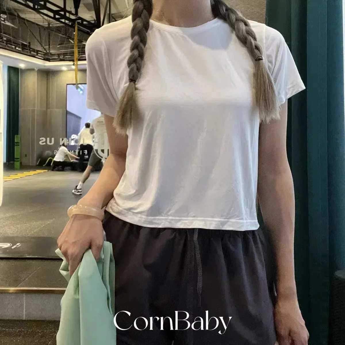 

Women Action Always Short Sleeve Top Summer Loose High Elastic Breathable Sports Yoga Dance Gym Sports Leisure T-Shirt