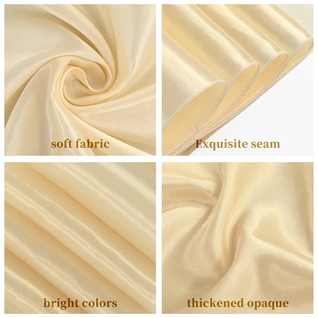 Ceintures de chaise en satin pour chaise de mariage, nœud papillon, cravate en ruban pour banquet de mariage, fête de Thanksgiving, hôtel, anniversaire, décoration de chaise de banquet 3