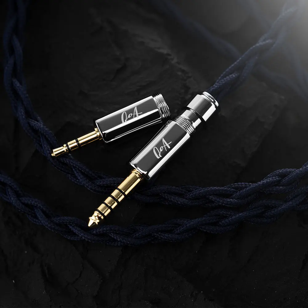 アクセサリー Qoo QOA Whisky Cable | Silver-Plated 5N OCC+Alloy Copper Earphone