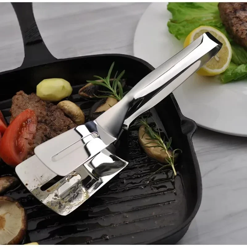 1PC Steak Fry Fish Clips Frying Spatula Home Kitchen Spatula Barbecue Clip Bread Clip Kitchen Tools