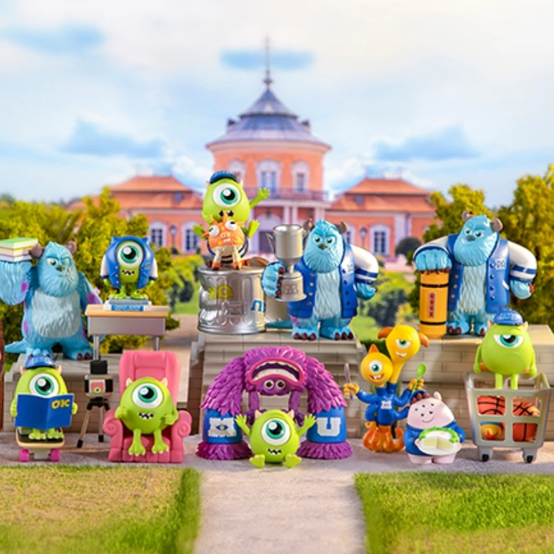 Disney Pixar Monster University Ok Brothers Series Action Figure Precisione Mick Scott Art Terri & Terry Figure Dolls Toys Gifts