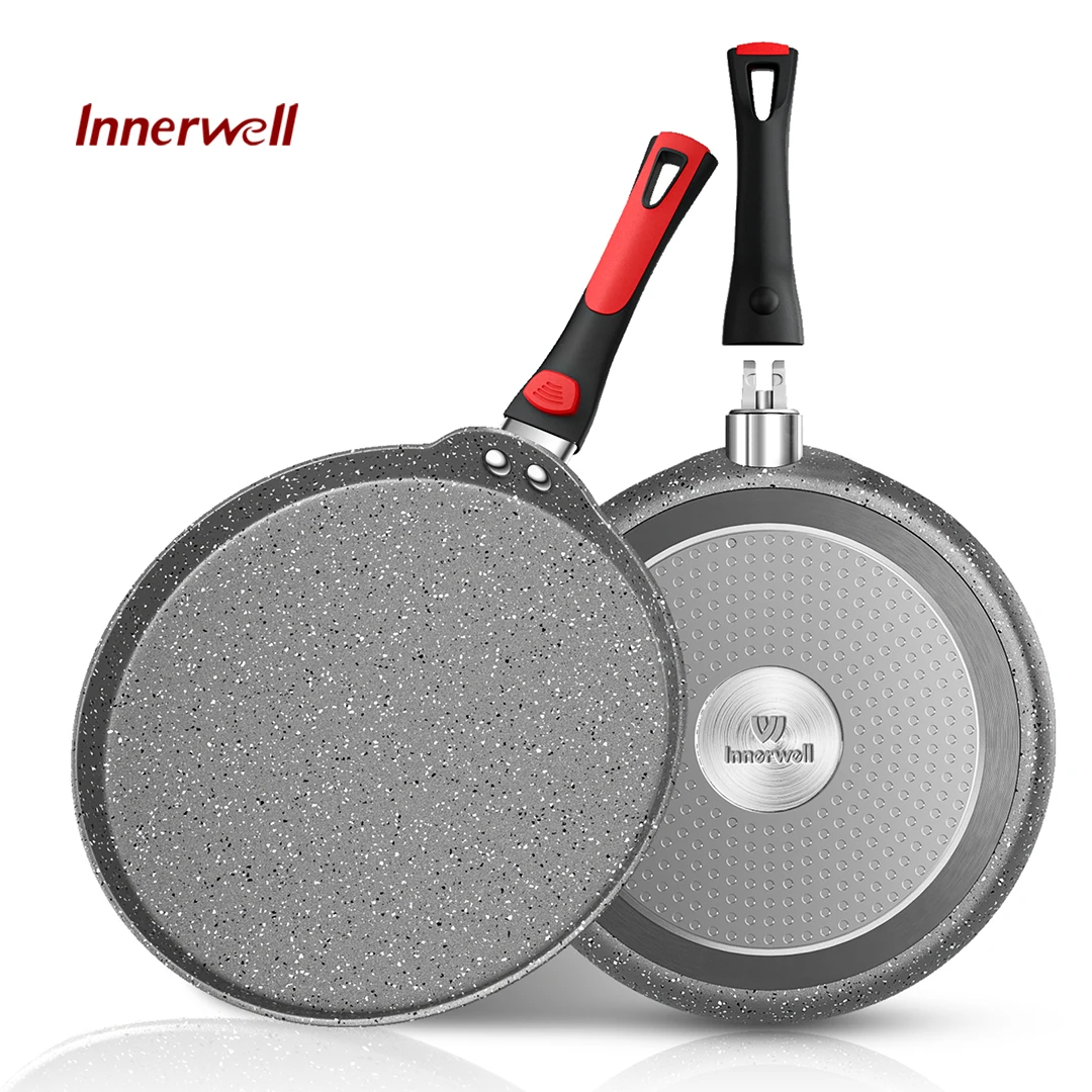 Innerwell Kitchen Frying Pan Nonstick Toxin Free Pan Breakfast Pizza