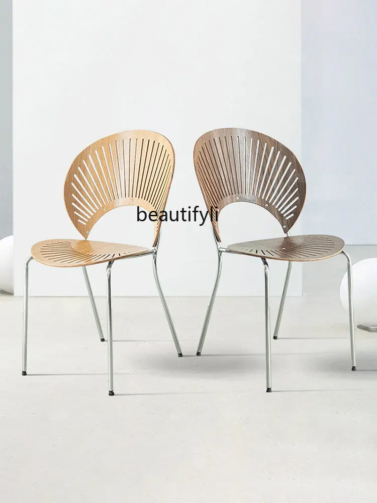

Dining Chair Home Backrest Cosmetic Chair Nordic Minimalism Study Chair B & B Leisure Restaurant Chair