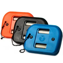 1PC Adjustable Ski Shoes Blade Sharpener Double Side Sandstone Emery Stone Ice Figure Skating  Sharpener Skating Kit Accessories