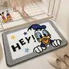 Disney Mickey Mouse Cushion Pillow Kawaii Cartoon Anime Faux Cashmere Carpet Bathroom Non-slip Mat Cute Plush Mat Gift for Kid 6