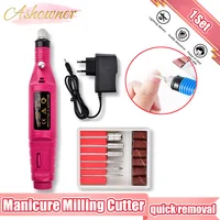 1 zestaw profesjonalny elektryczny do paznokci wiertarka Manicure frez do paznokci pilnik do paznokci maszynki do mielenia zestawy do pielęgnacji zmywacz do paznokci 1