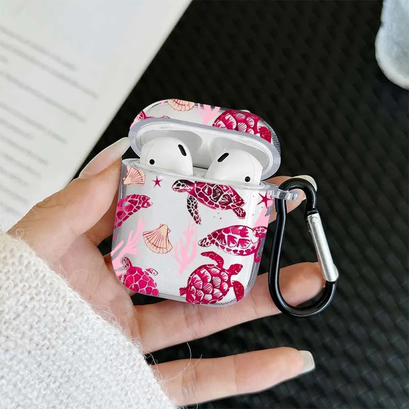 Transparent Sea Turtle Earphone Case for AirPods