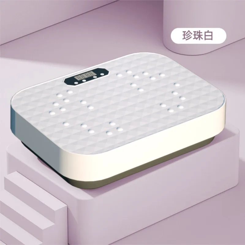 파워 플레이트 떨림 기계 홈 게으른 체중 감소 리듬 진동 얇은 바디 피트니스 장비