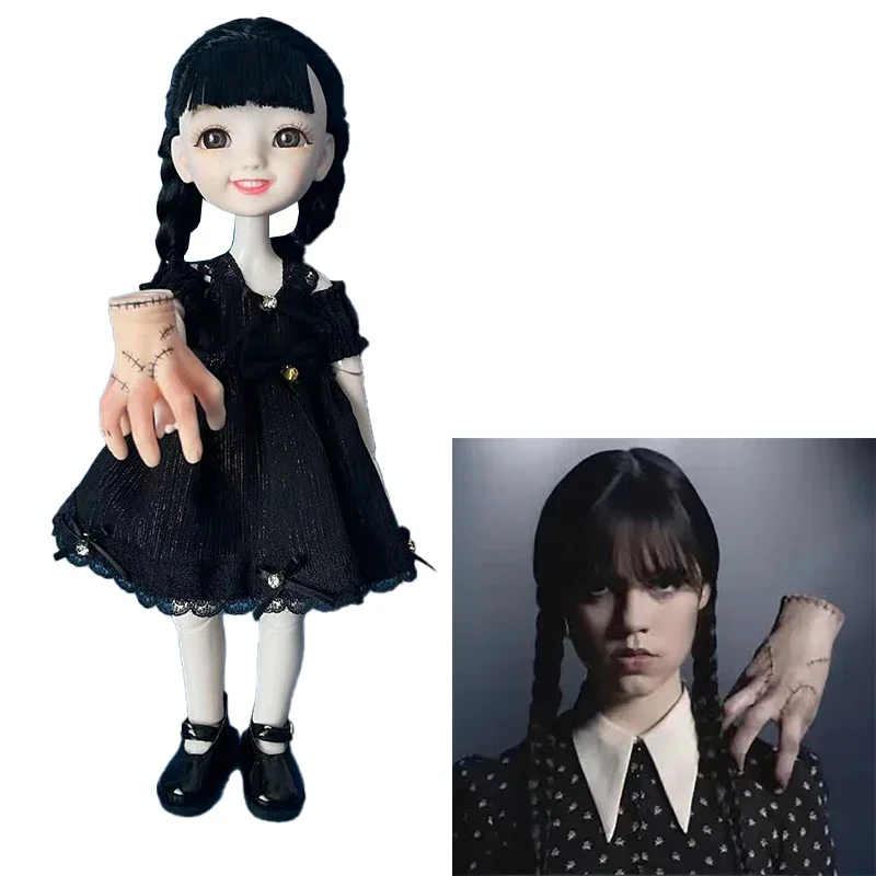 Fashion 1/6 Bjd Doll Black Braid 30cm Doll Multiple Joint Mobility Girls Kids Doll Toy Gift 4